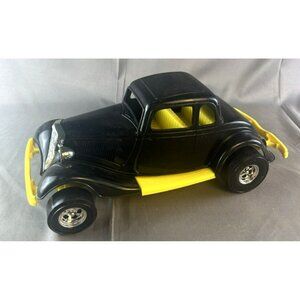 Vintage Durant Plastics 1934 Ford Victoria Toy Car 12" Black Tootsietoy Rat Rod